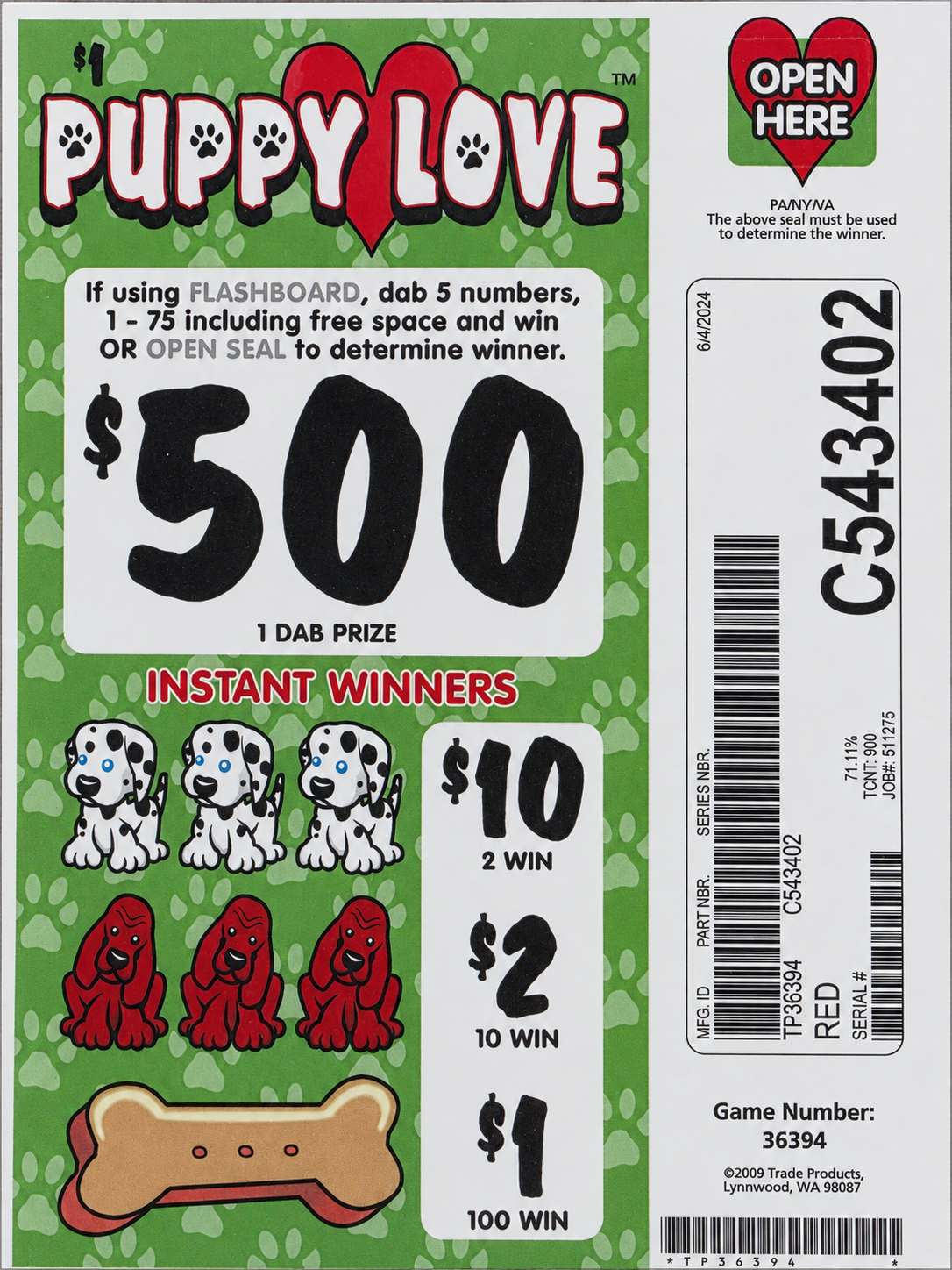 OVERSTOCK PUPPY LOVE 900