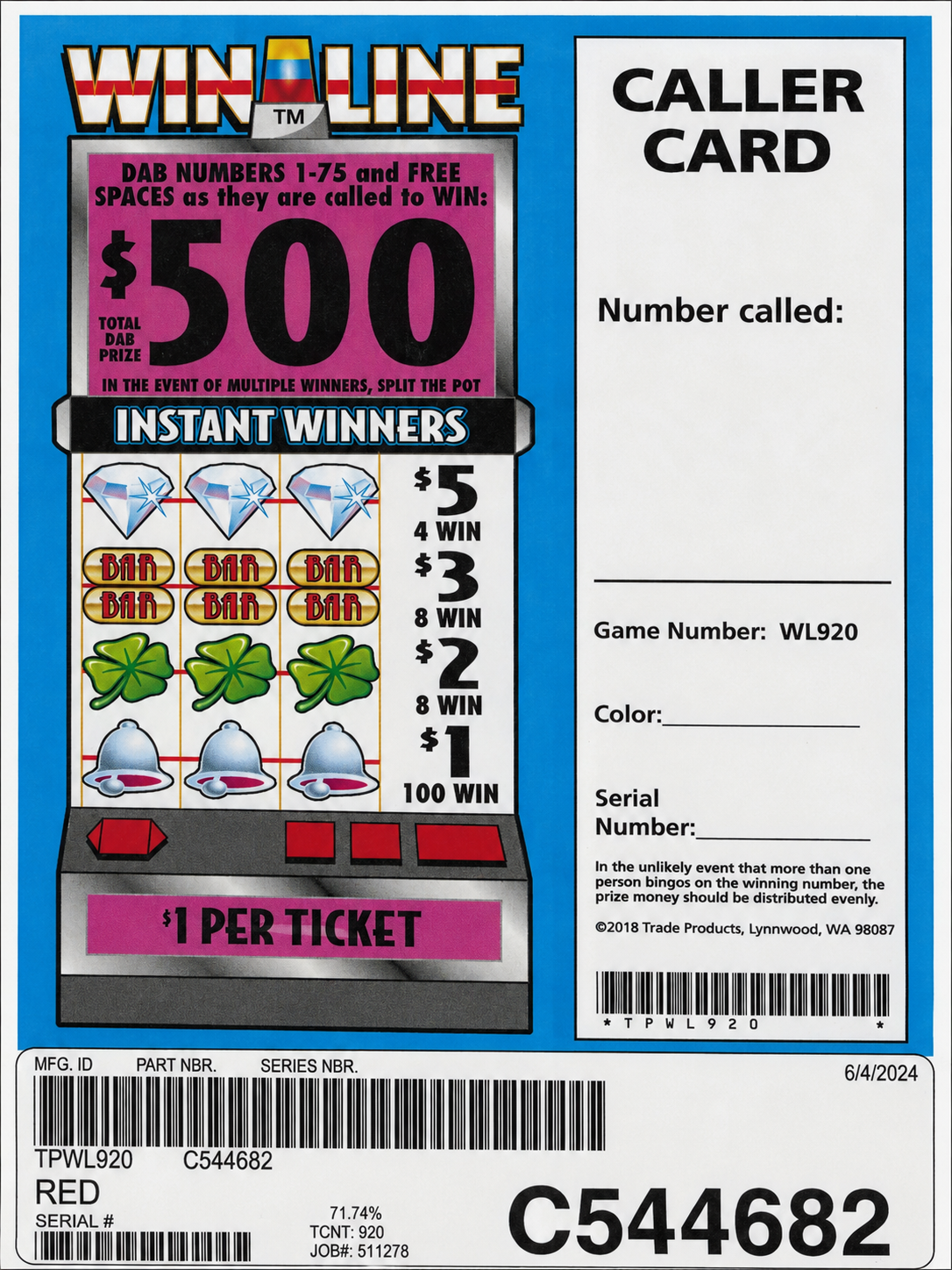 WIN LINE 920