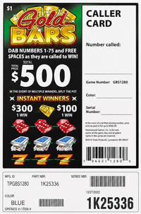 GOLD BARS 1280
