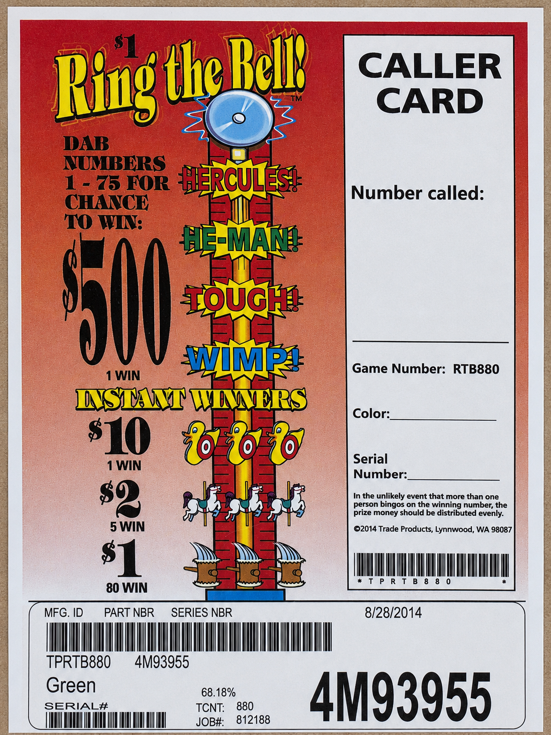 RING THE BELL 880