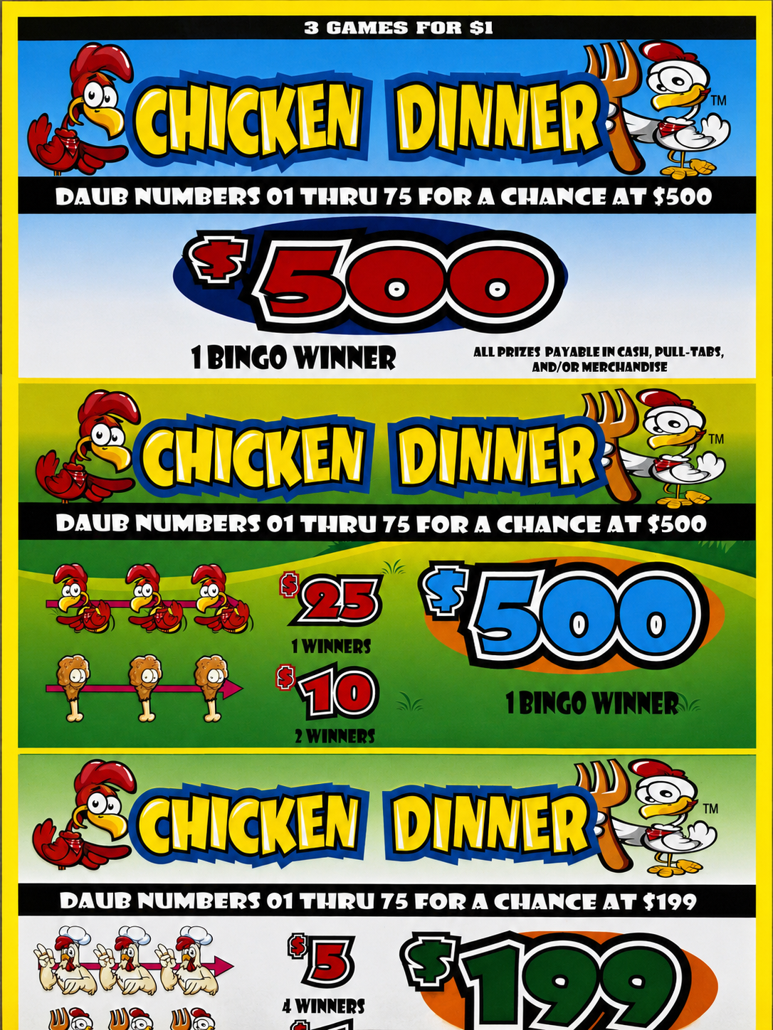 CHICKEN DINNER 1932