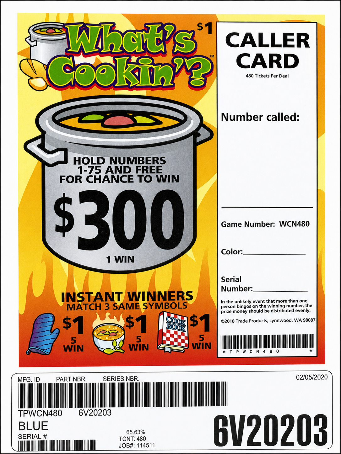 WHAT'S COOKIN 480
