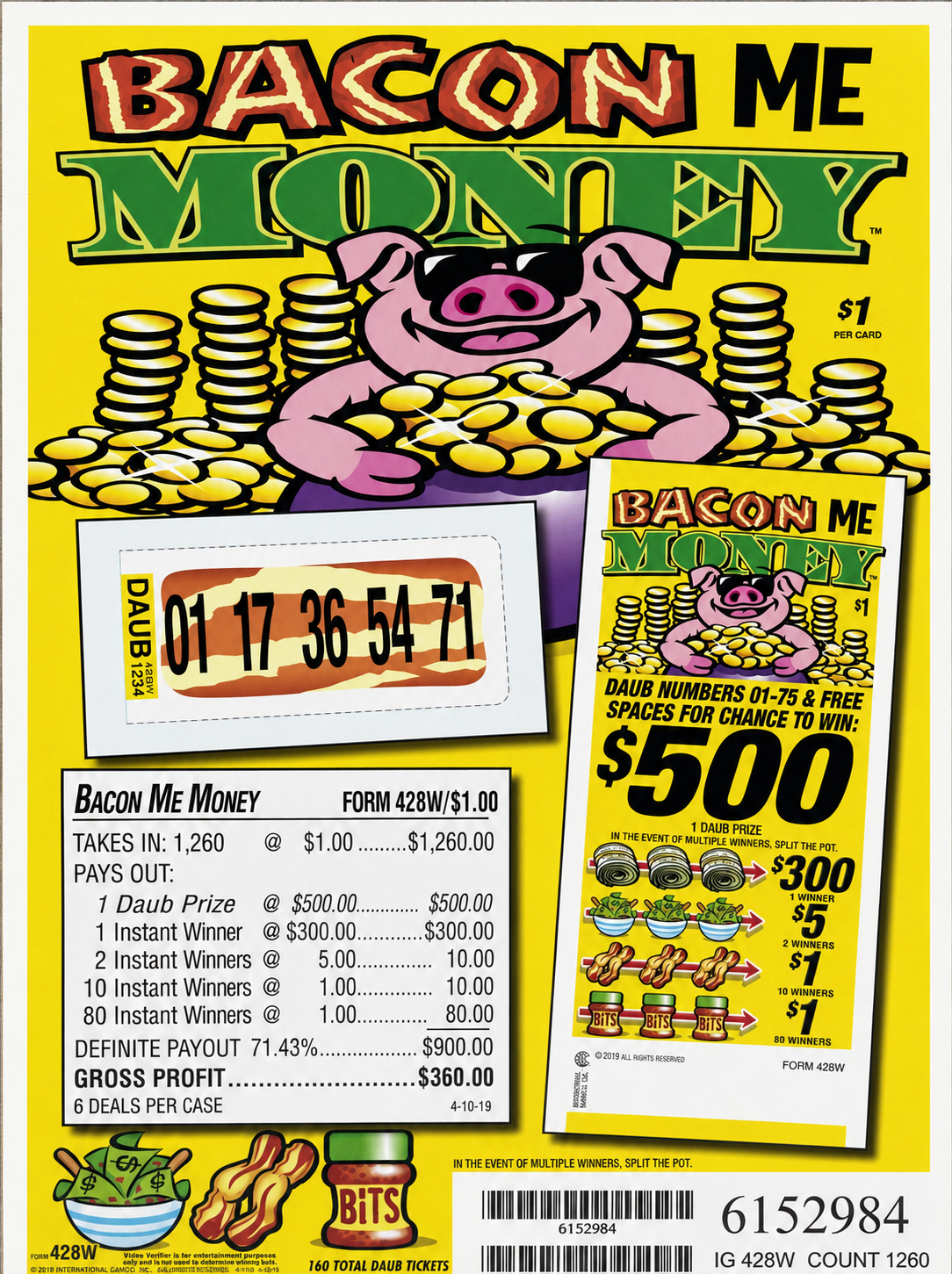 BACON ME MONEY 1260