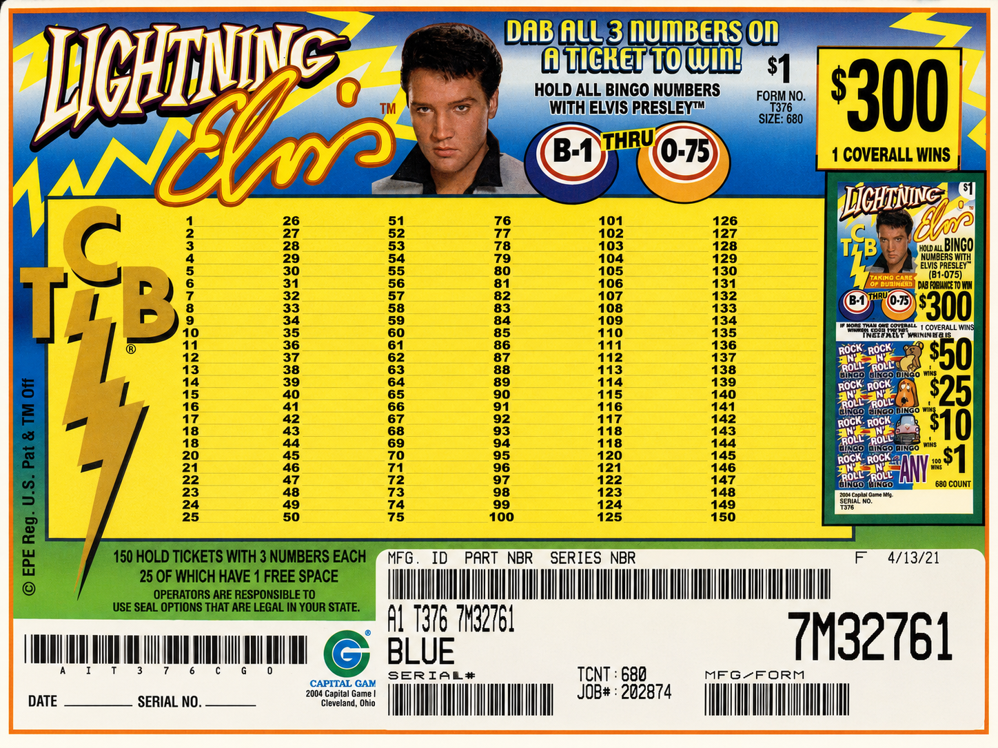 LIGHTNING ELVIS P 680