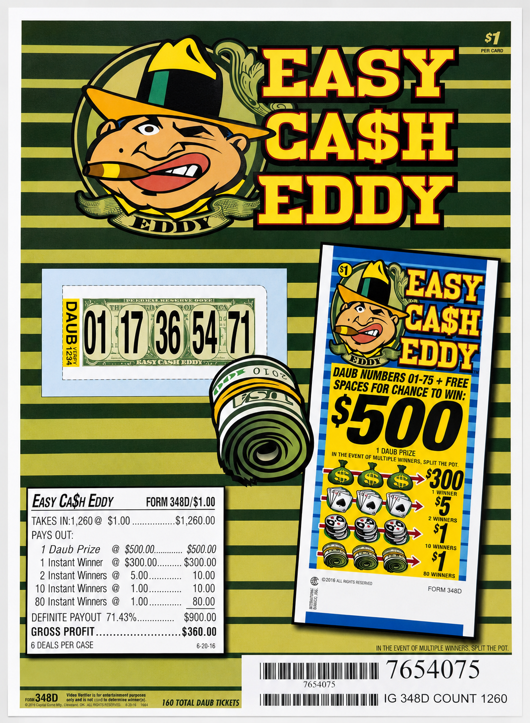EASY CASH EDDY 1260