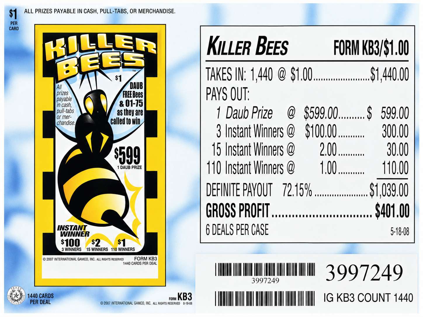 KILLER BEES 1440