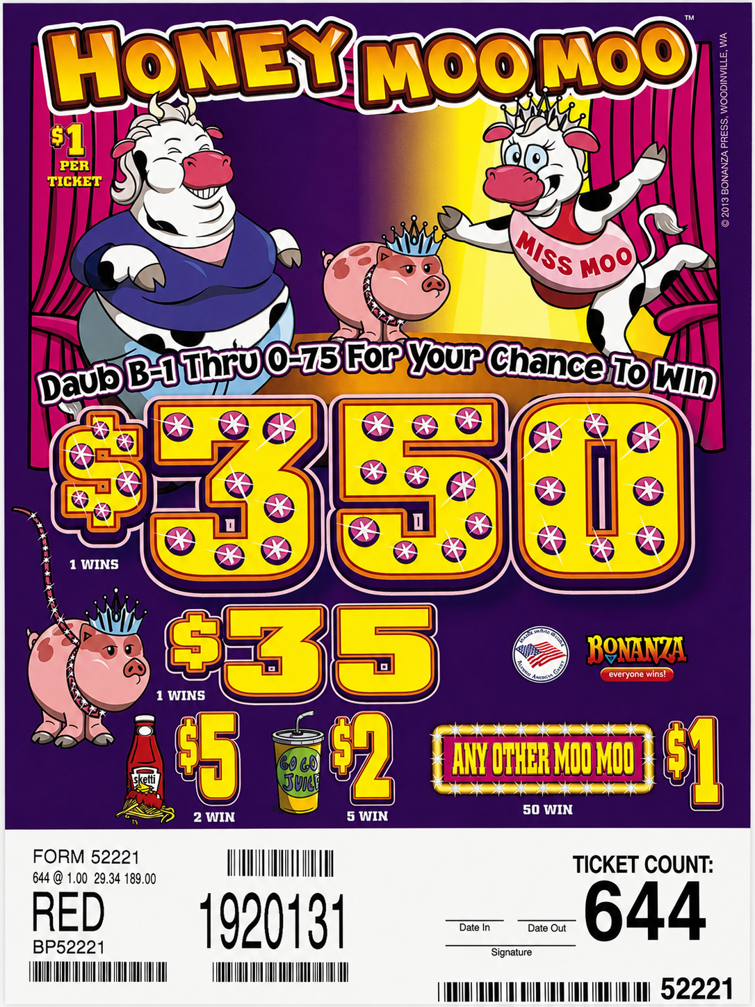 HONEY MOO MOO 644