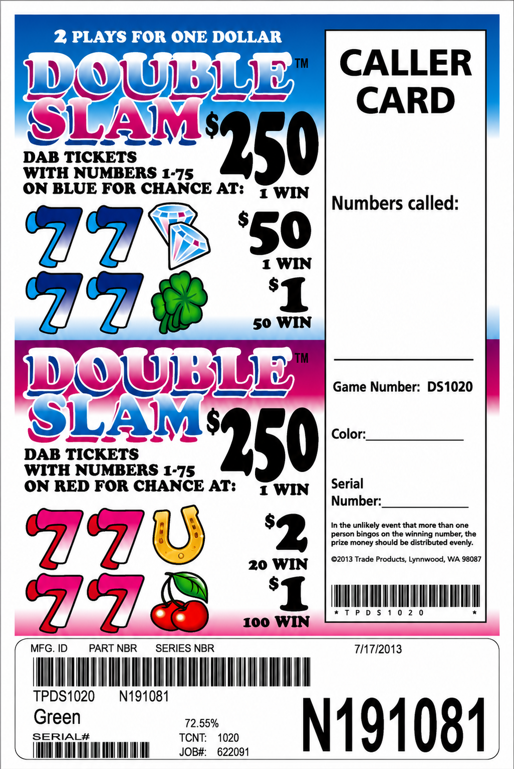 double slam 1020