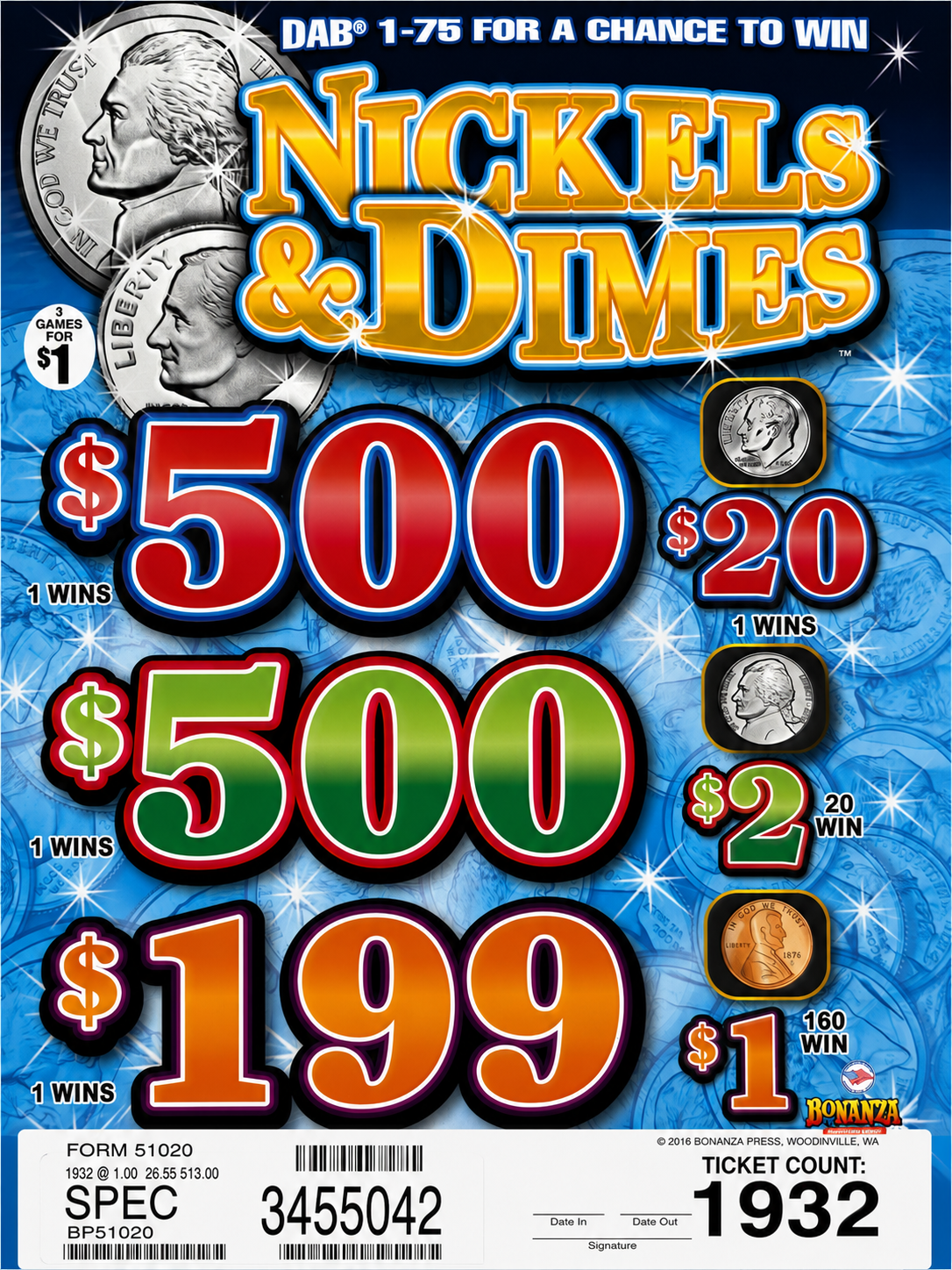 NICKELS & DIMES 1932