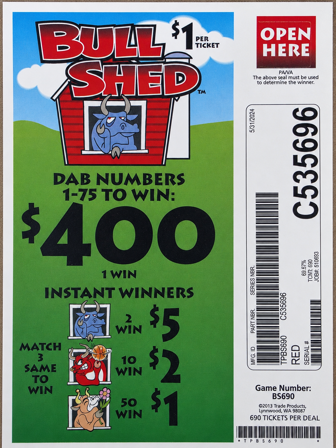 BULL SHED 690