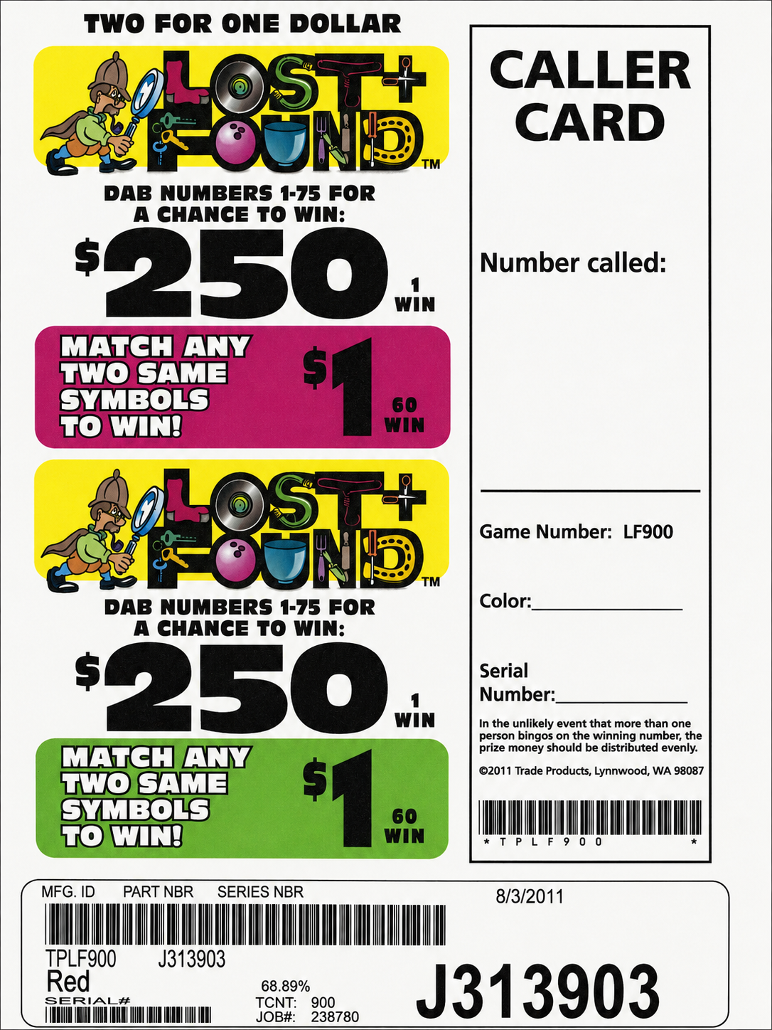 LOST & FOUND 900