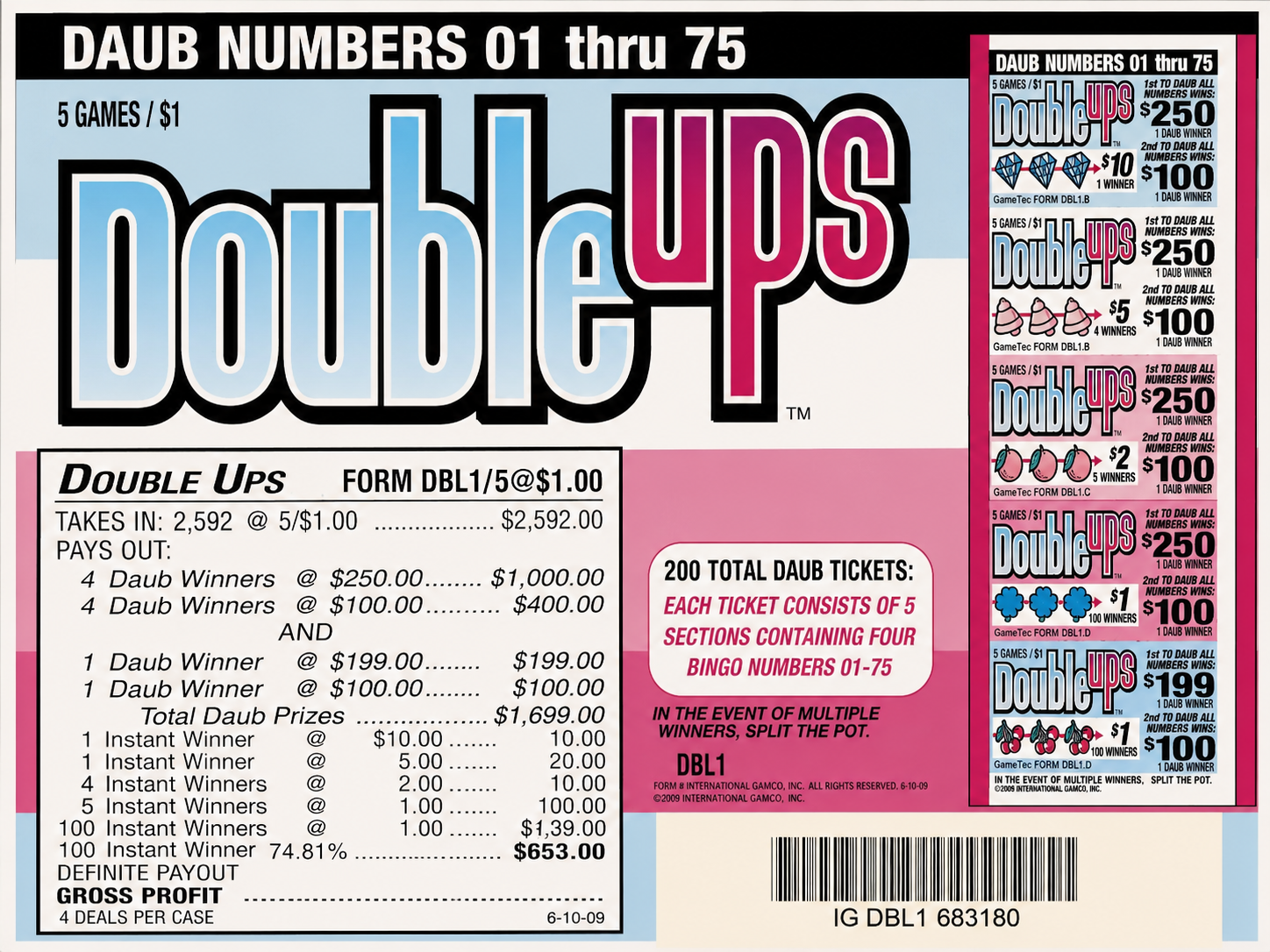 DOUBLE UPS 2592