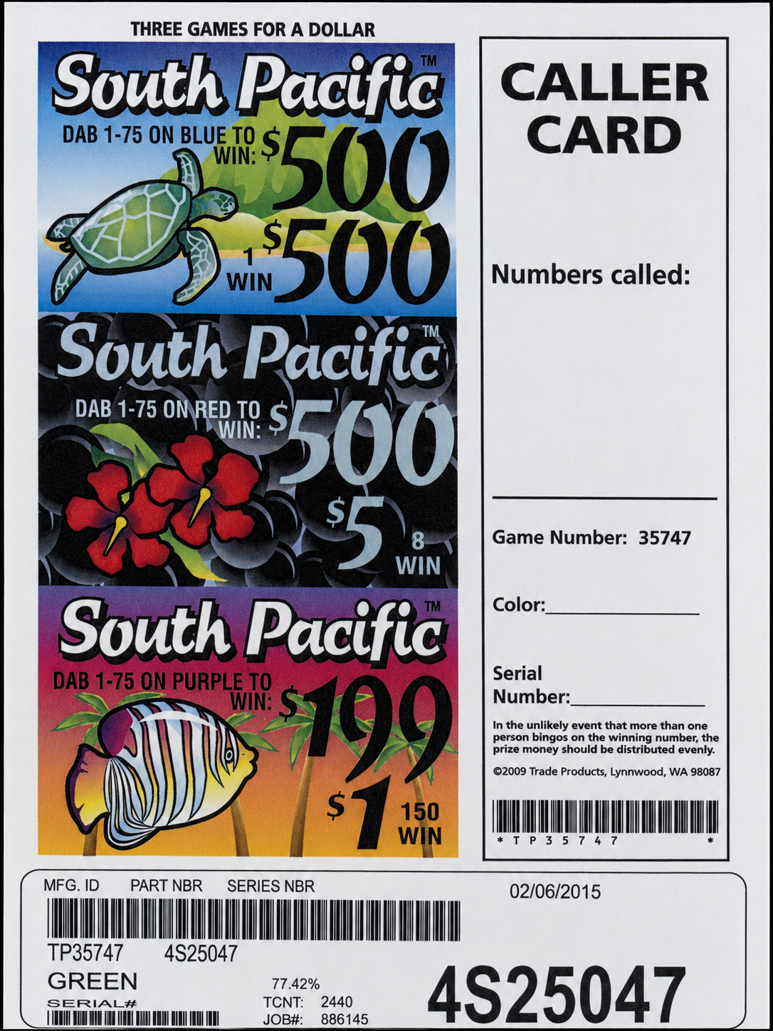 SOUTH PACIFIC 2440