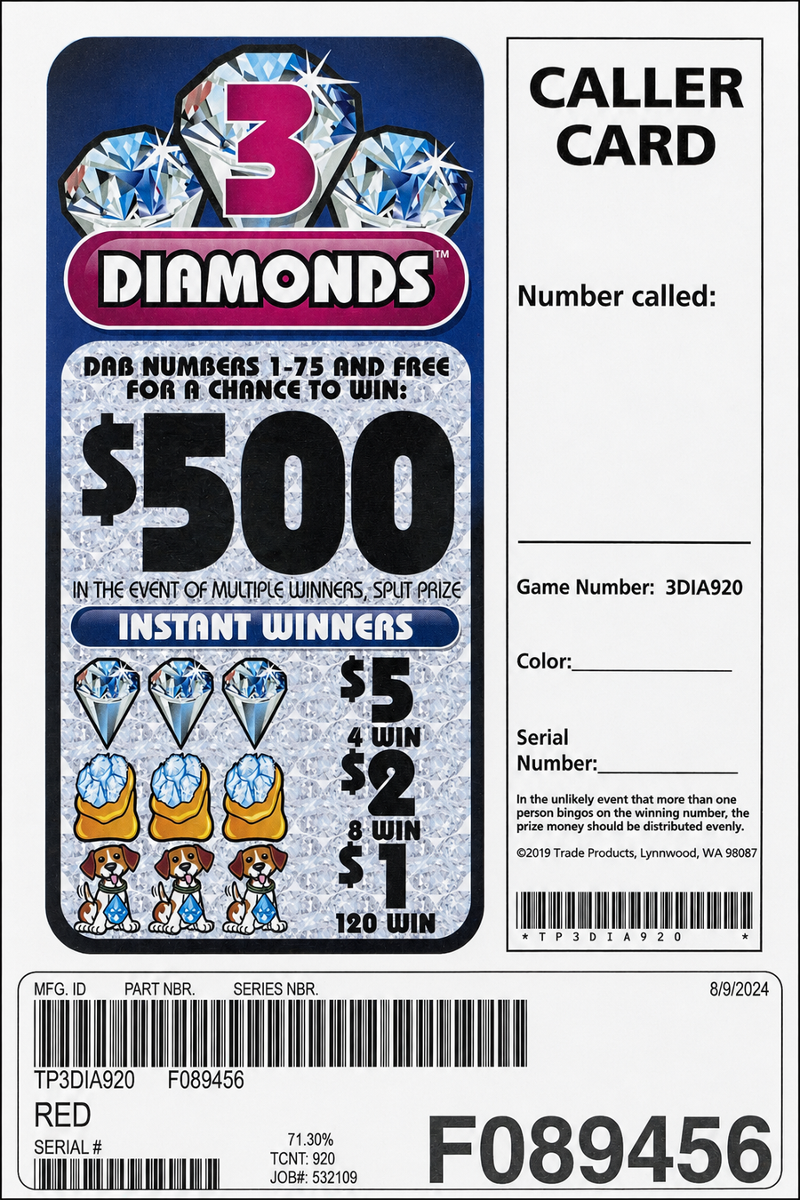 3 DIAMONDS 920