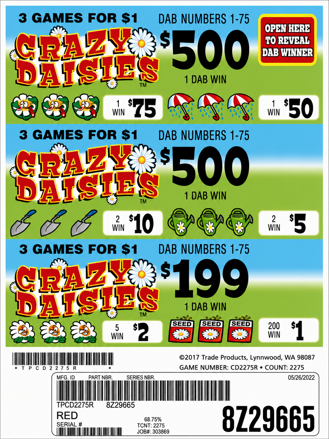CRAZY DAISIES 2275