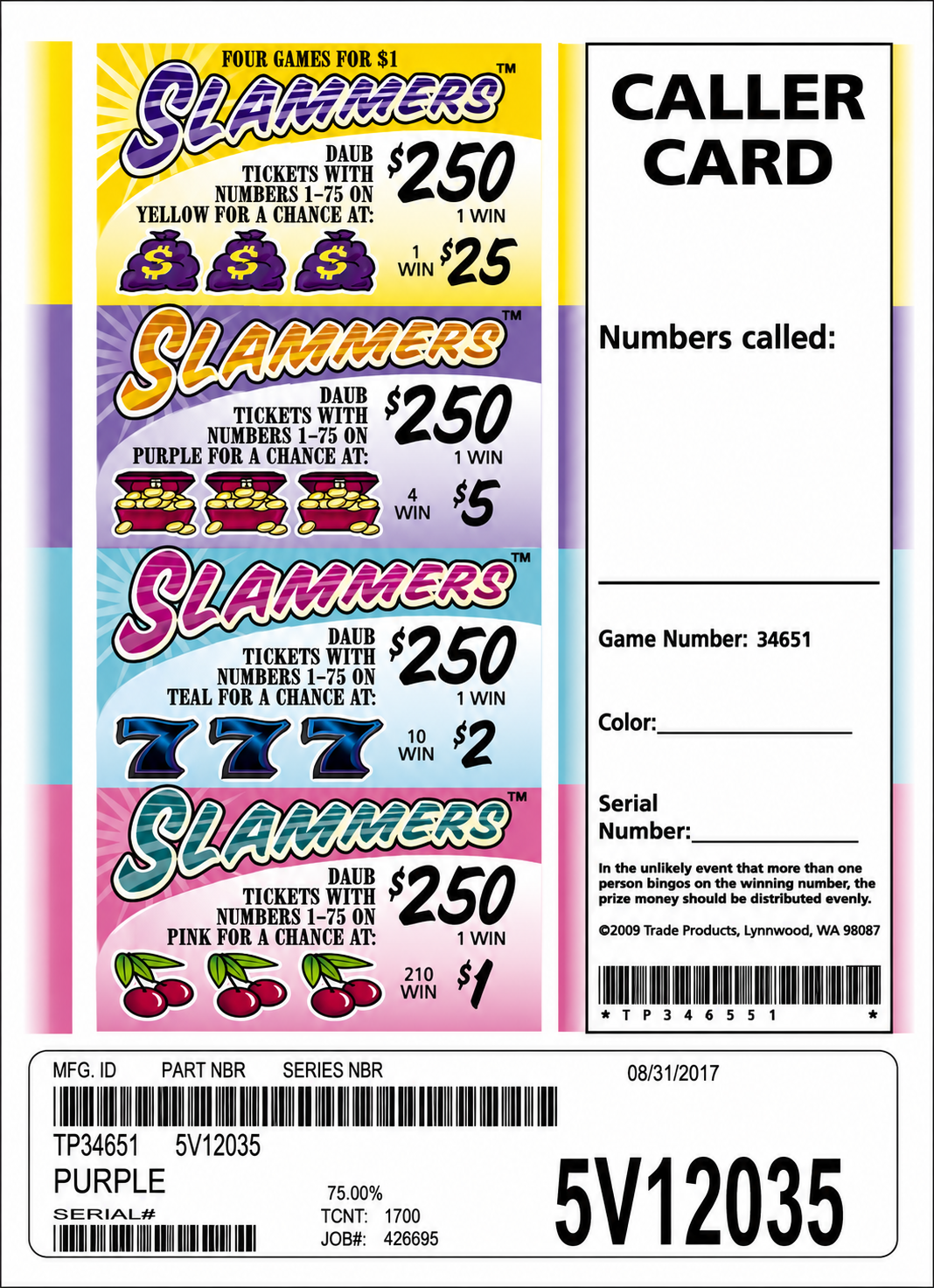 SLAMMERS 1700