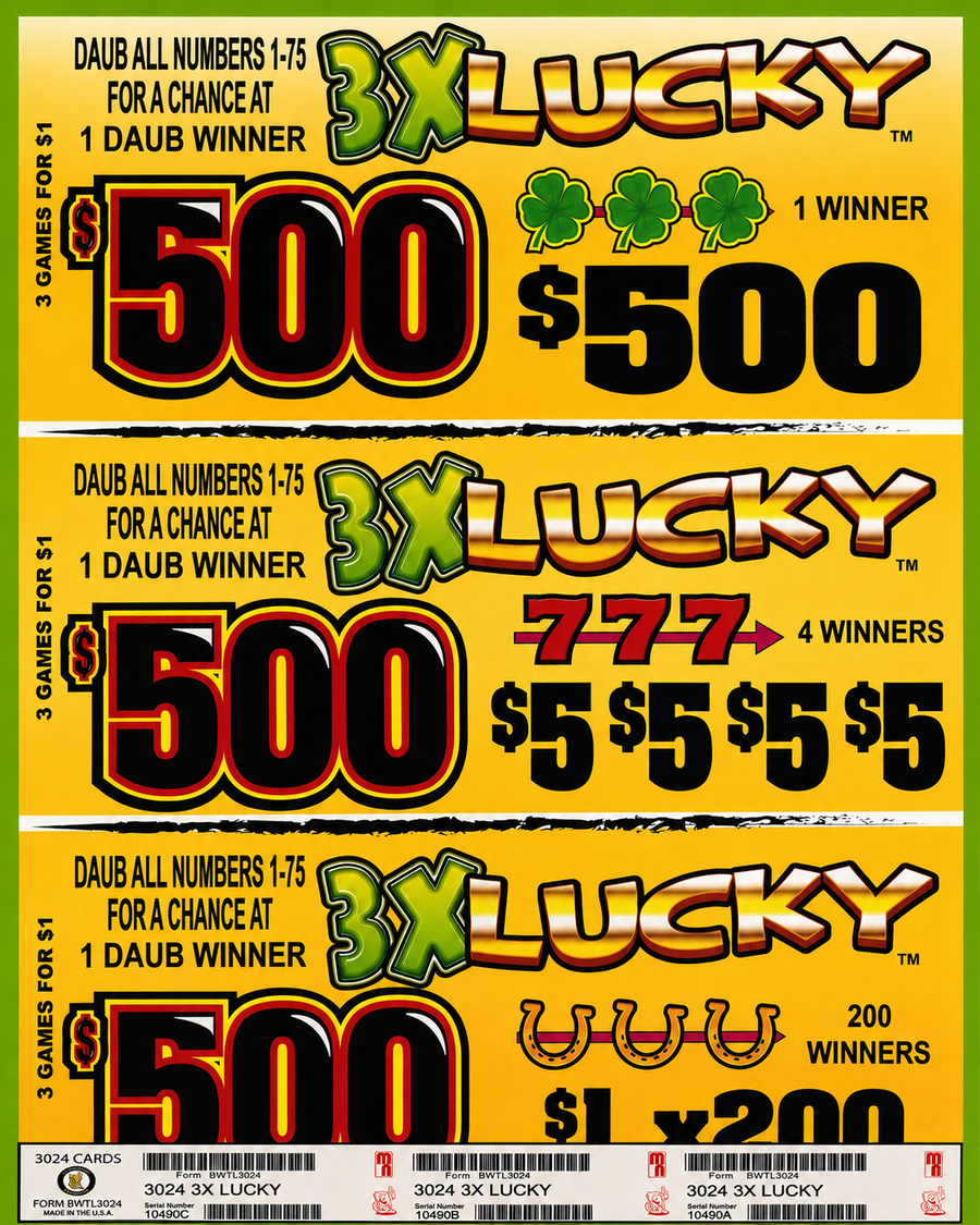 3X LUCKY 3024