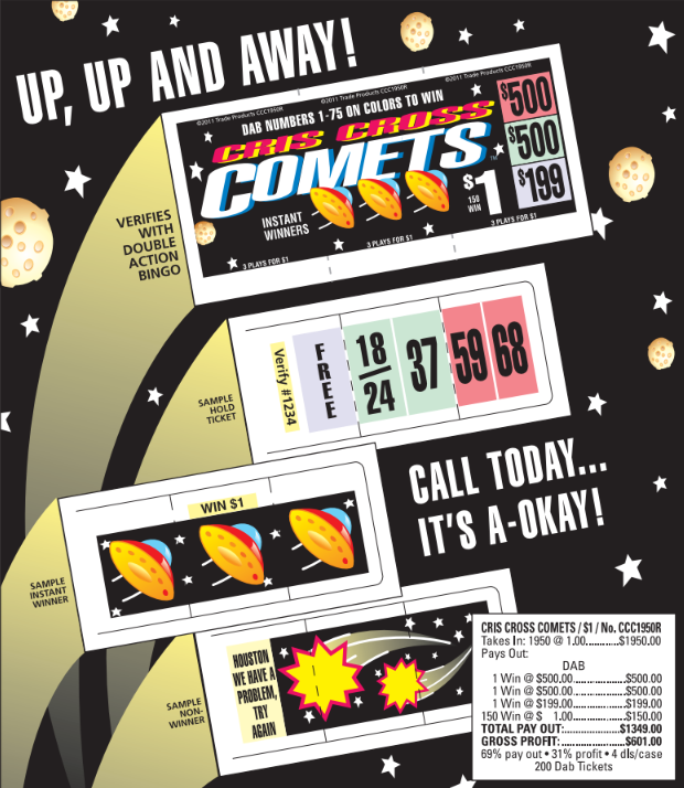 CRISS CROSS COMETS 1950