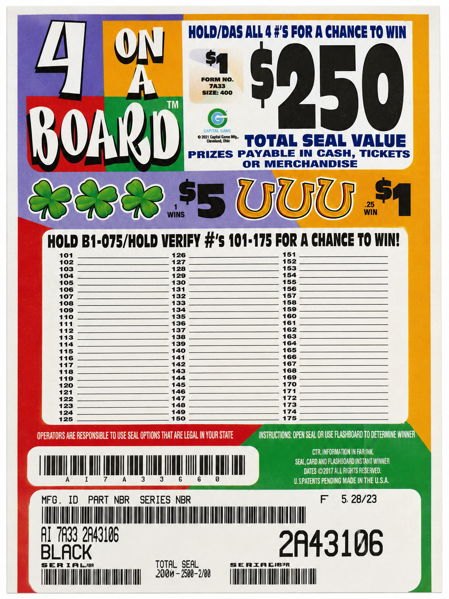 4 ON A BOARD 400