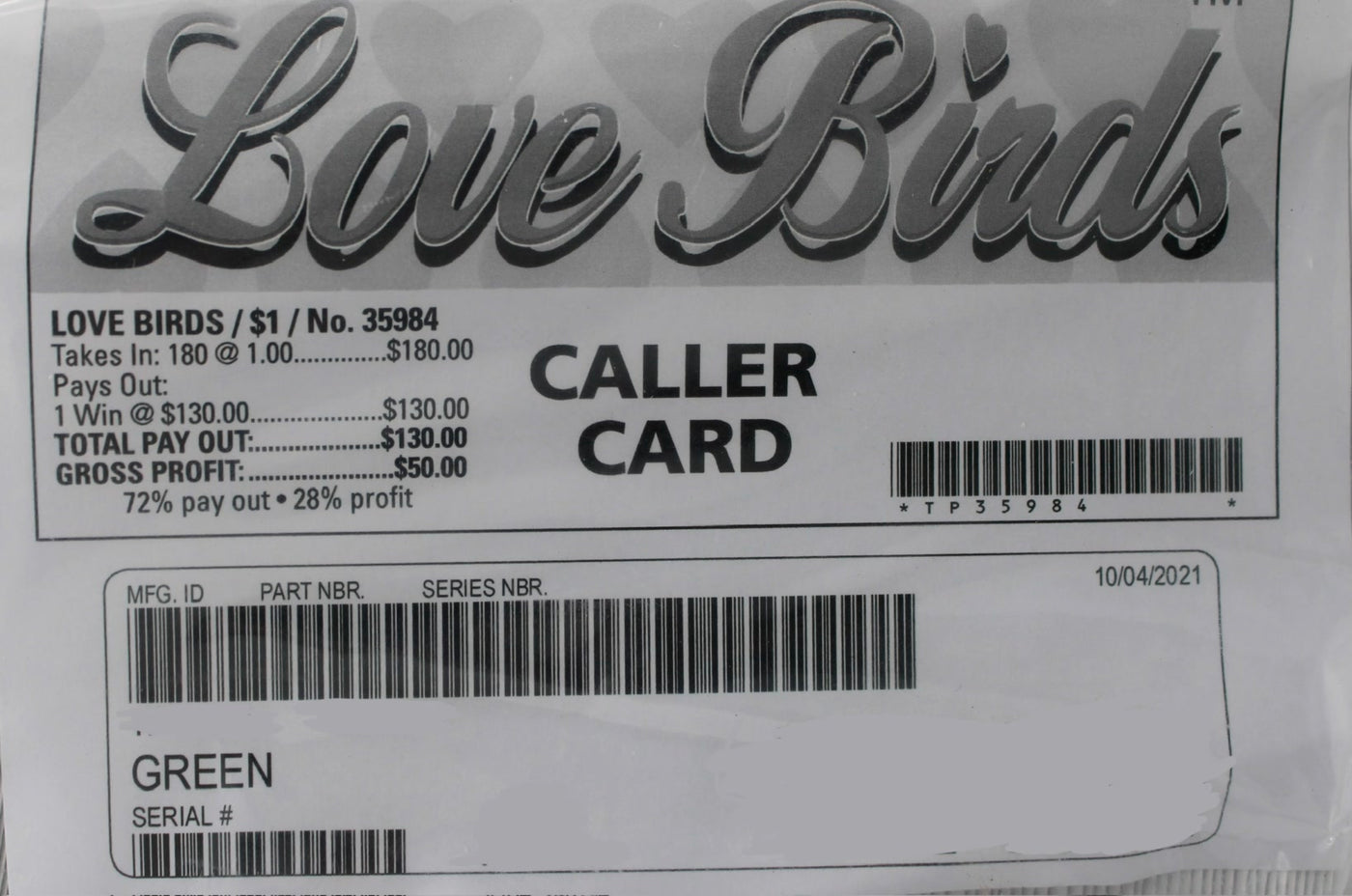 LOVE BIRDS 180