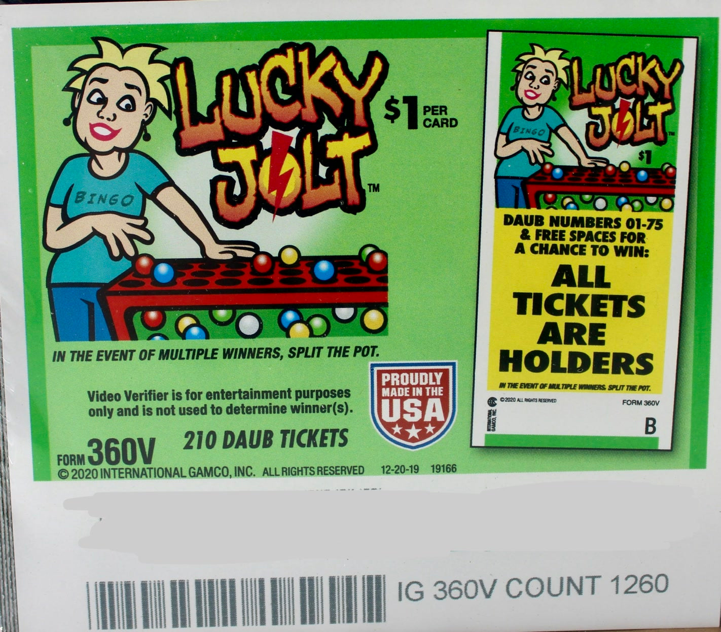 LUCKY JOLT 210