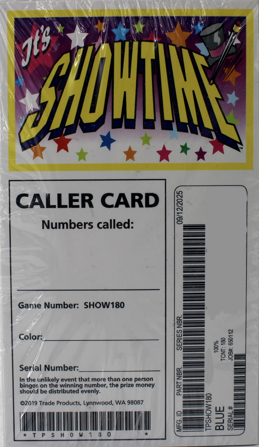 IT'S SHOWTIME 180x8