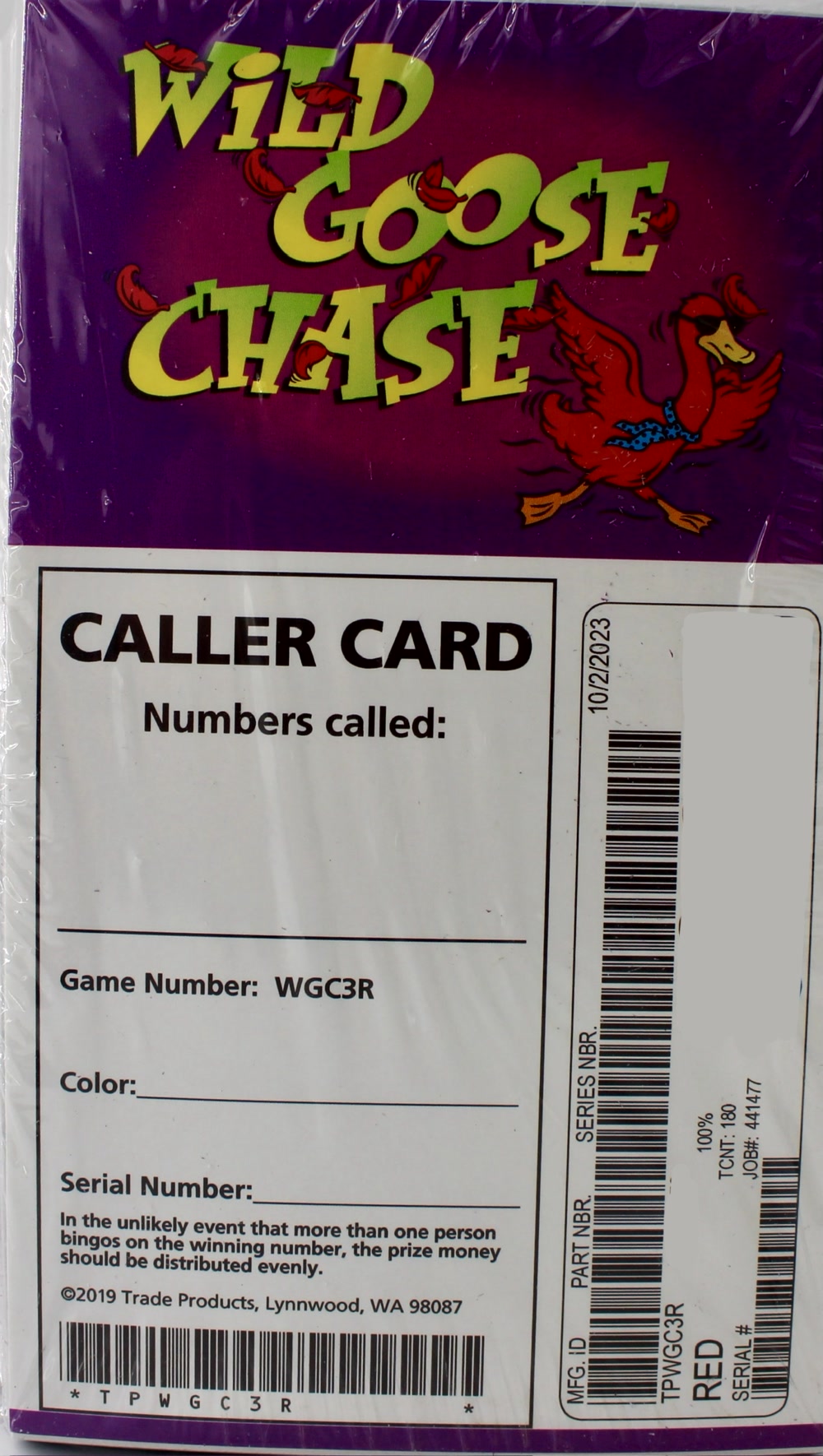 WILD GOOSE CHASE 180