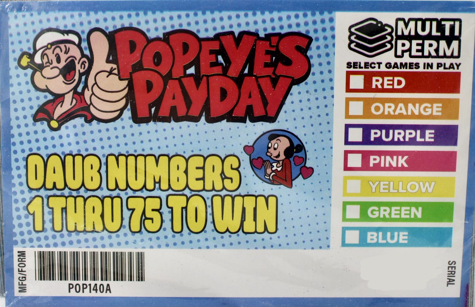 POPEYES PAYOUT 210