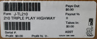 TRIPLE PLAY HIGHWAY 210