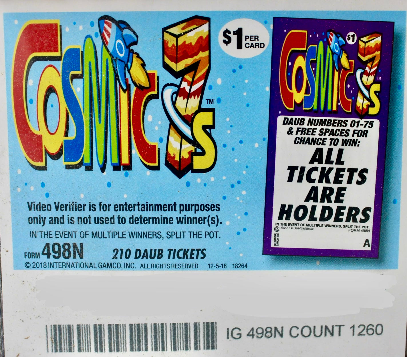 COSMIC 7'S 210