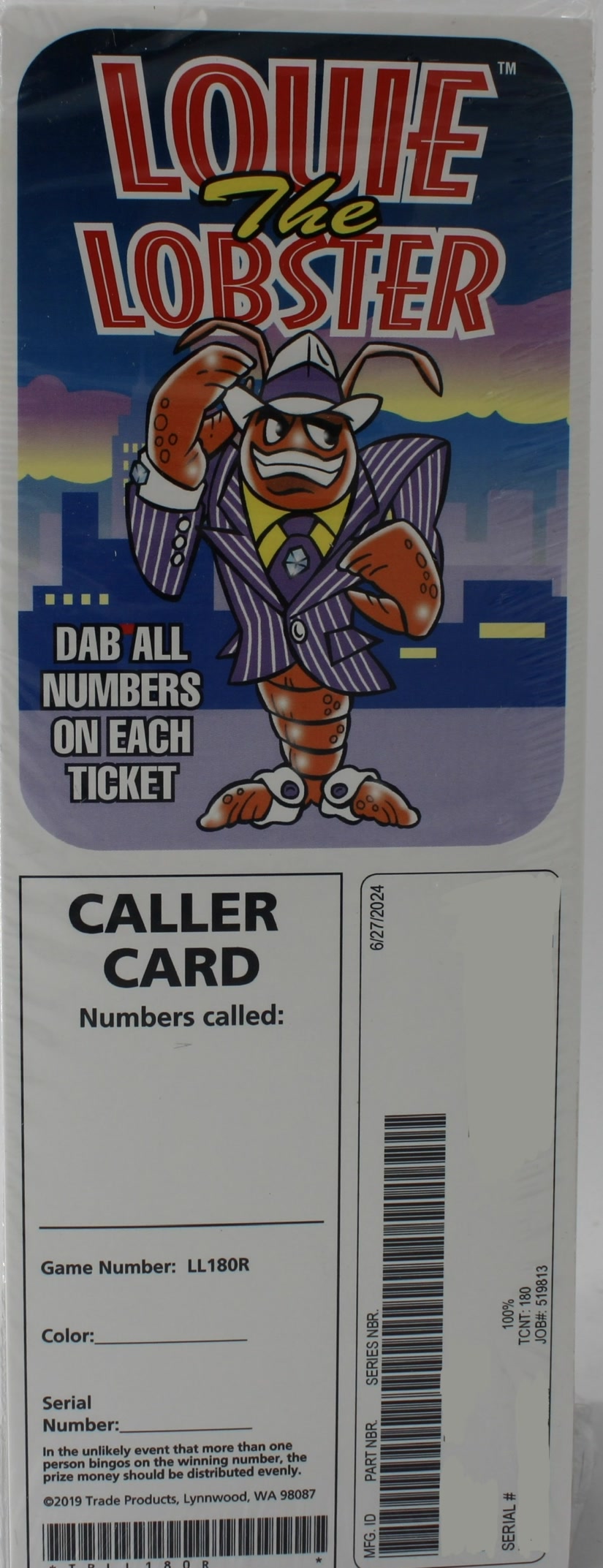 LOUIE THE LOBSTER 180
