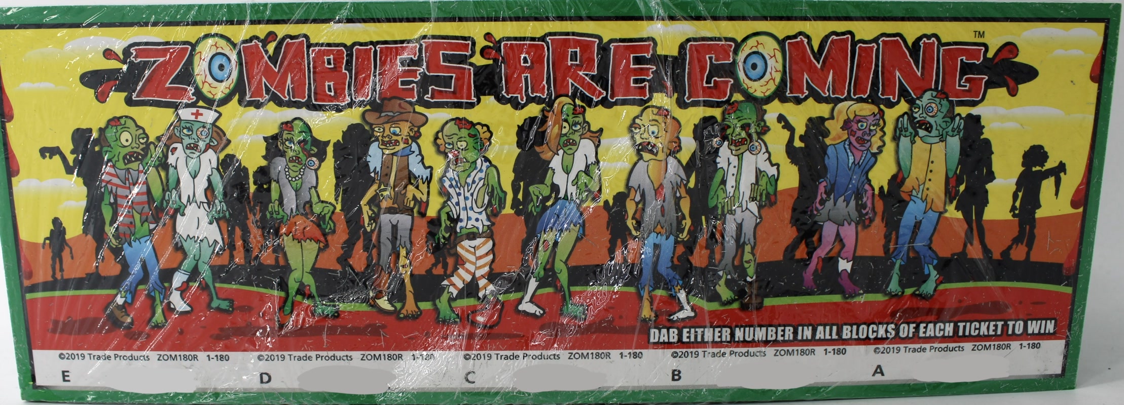 ZOMBIES ARE COMING 180X8