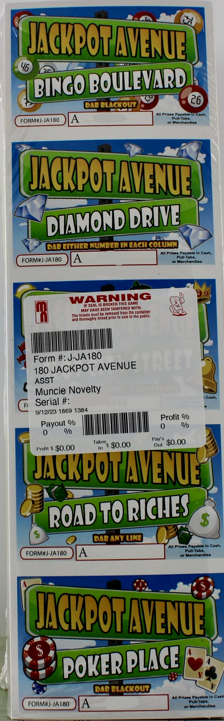 JACKPOT AVENUE 180