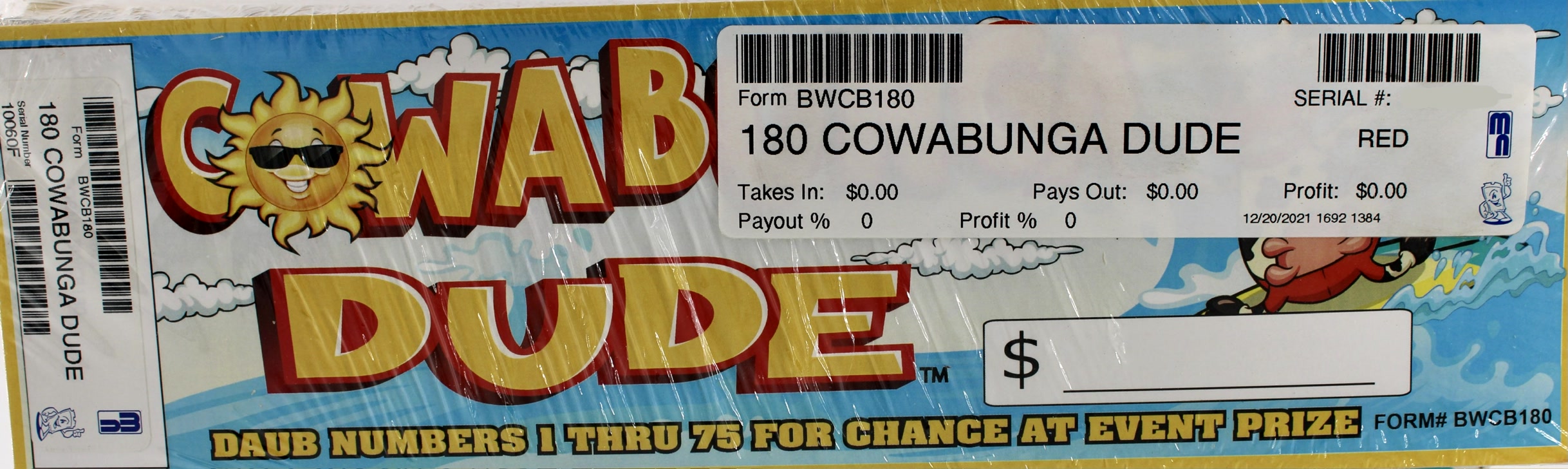 COWABUNGA DUDE 180