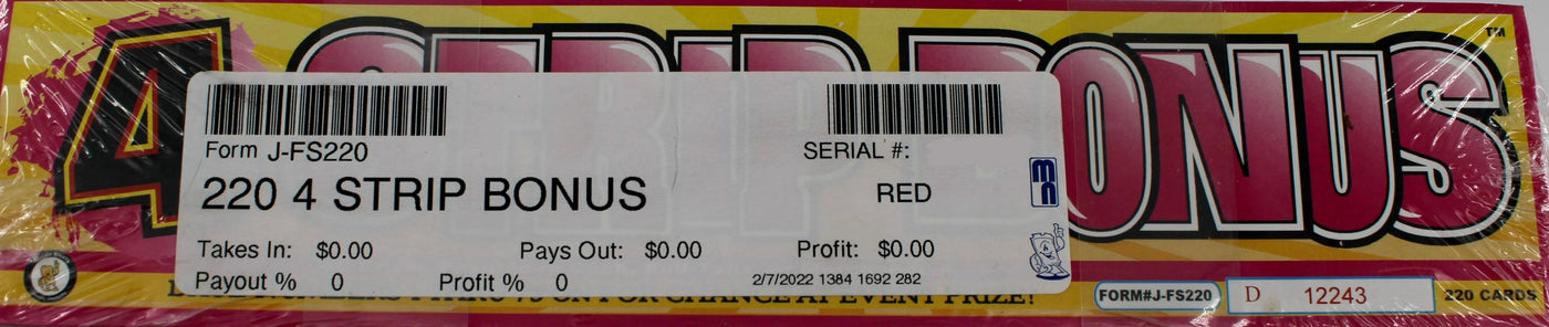 4 STRIP BONUS 220
