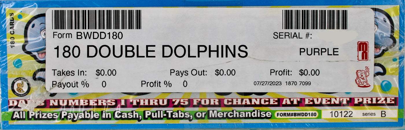 DOUBLE DOLPHINS BINGO 180