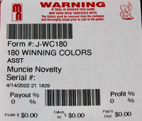 WINNING COLORS BINGO 180