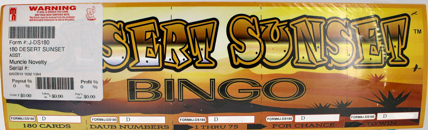 DESERT SUNSET BINGO 180
