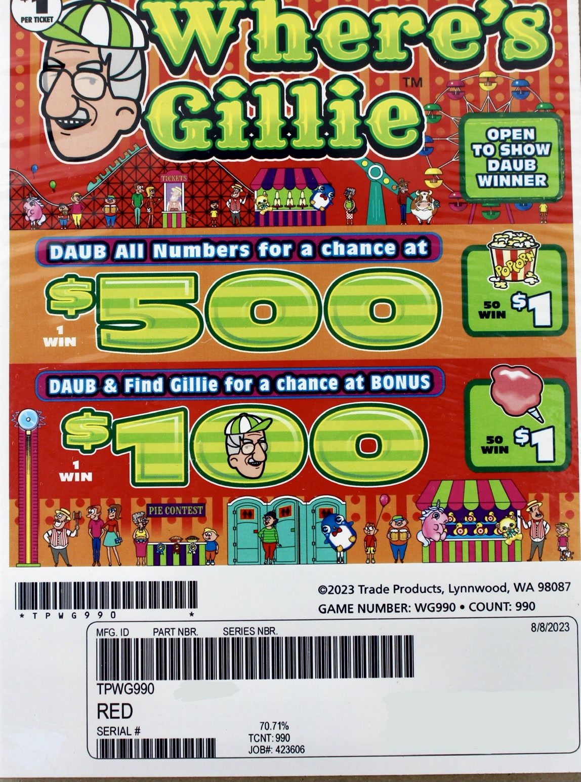 WHERE'S GILLIE 990