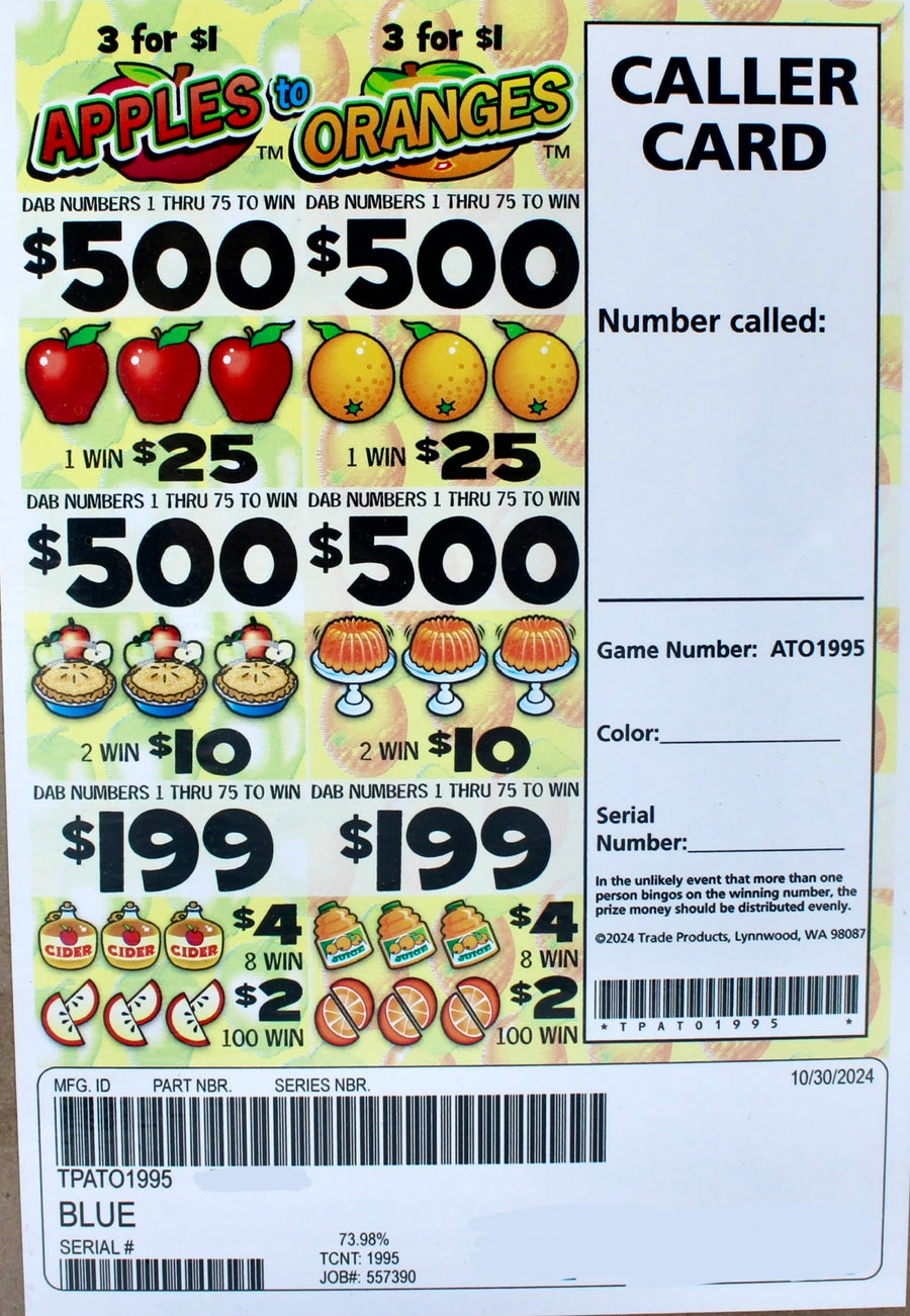 APPLES TO ORANGES 1995
