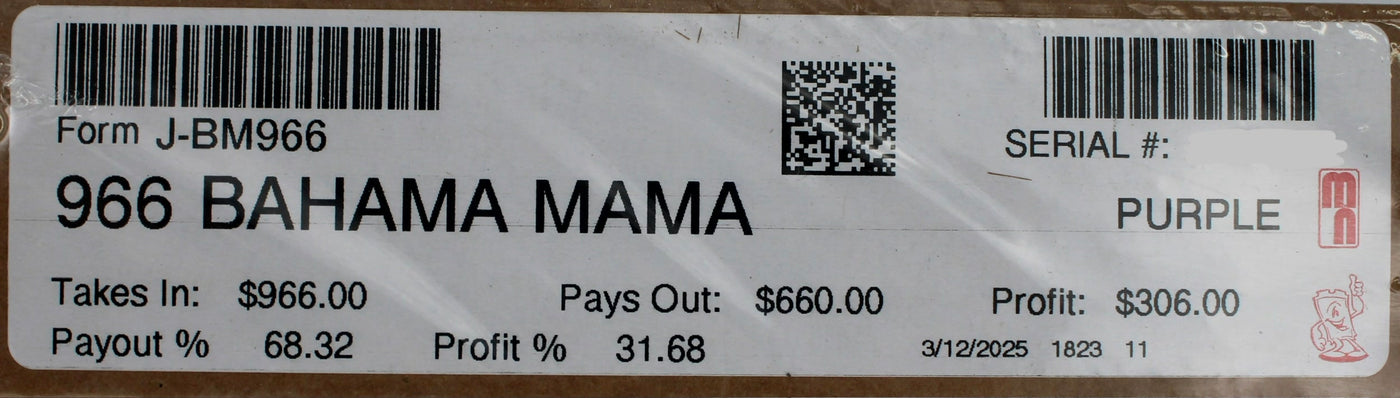 BAHAMA MAMA 966