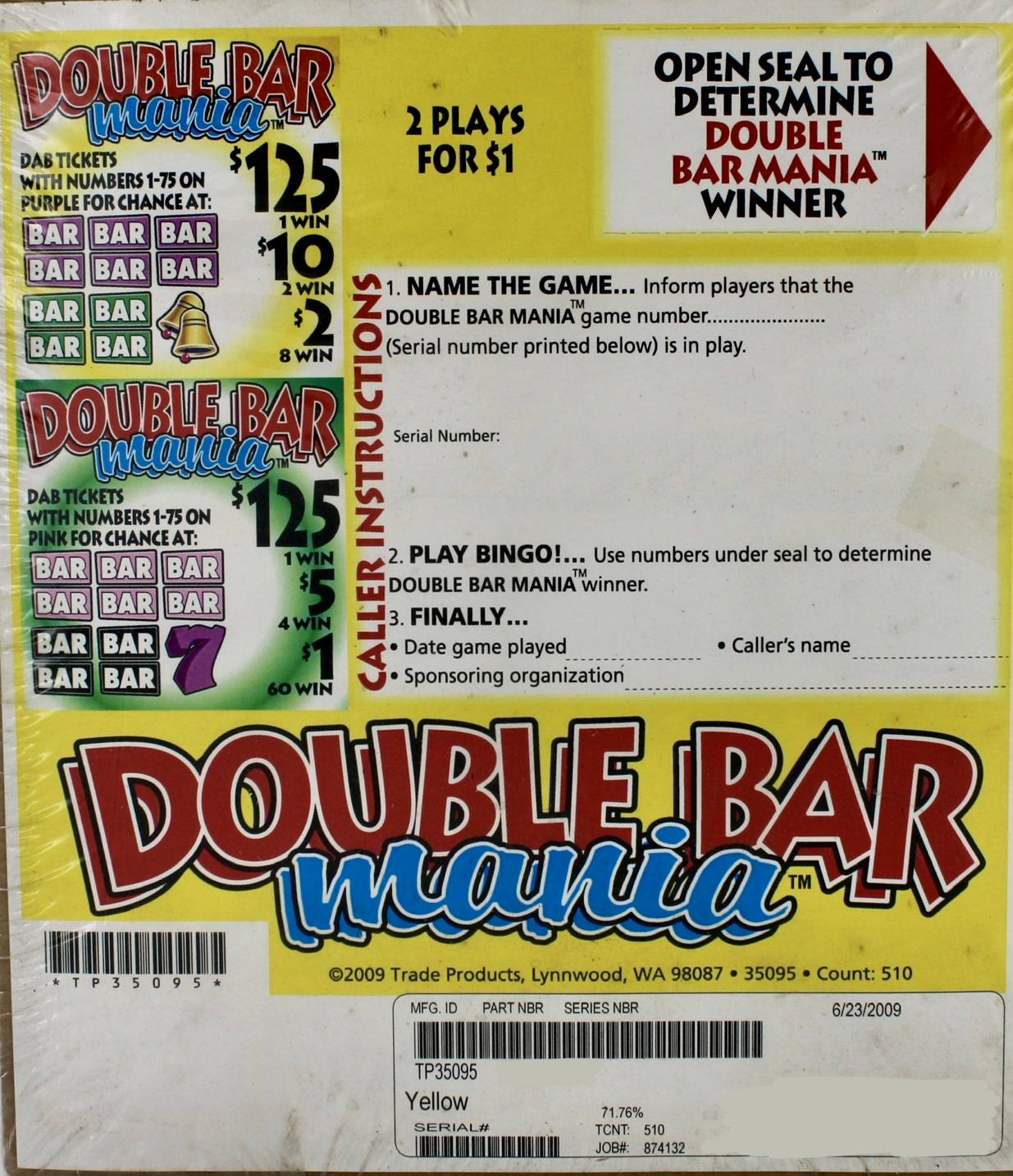 DOUBLE BAR MANIA 510
