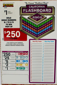 California flashboard Bingo