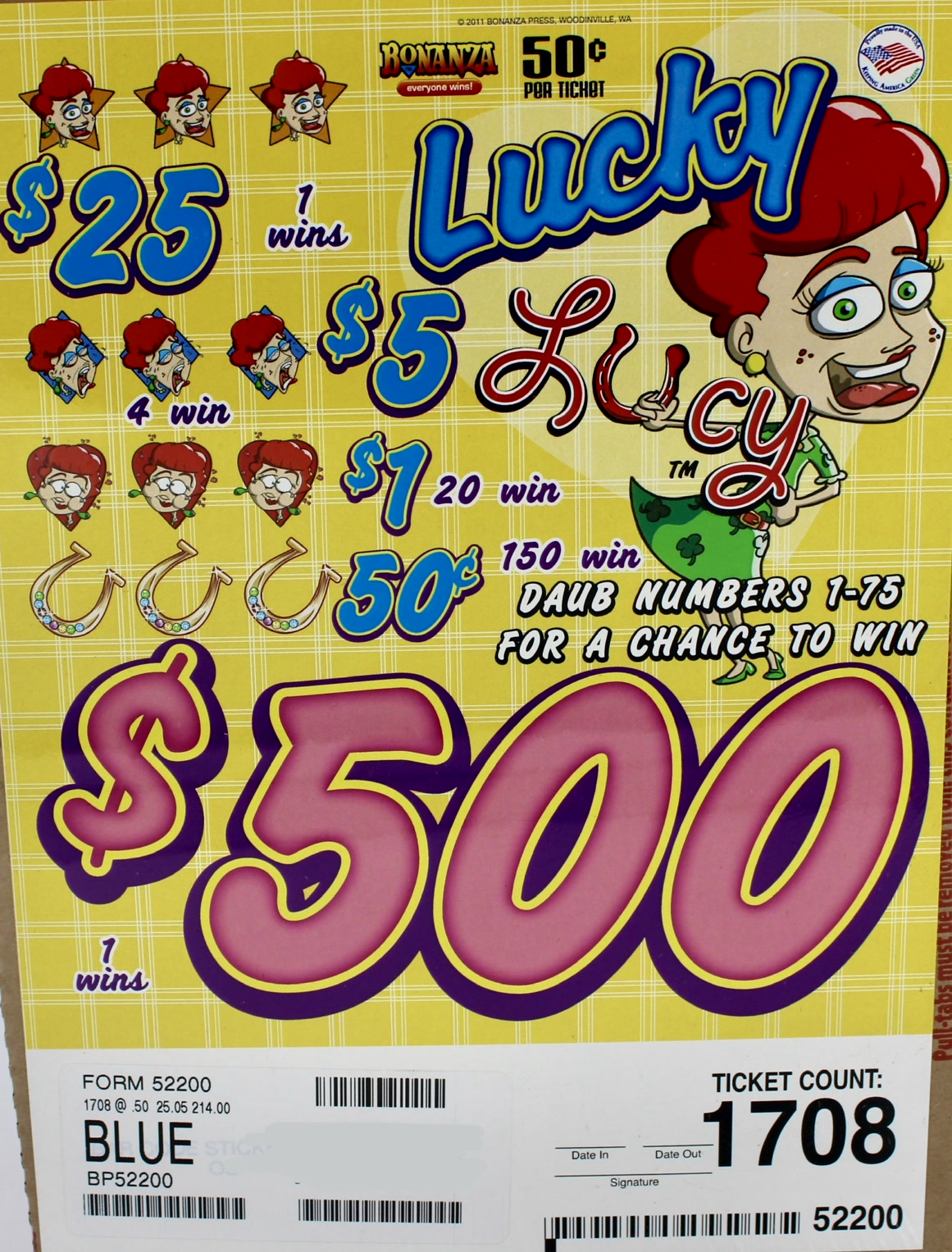LUCKY LUCY 1708