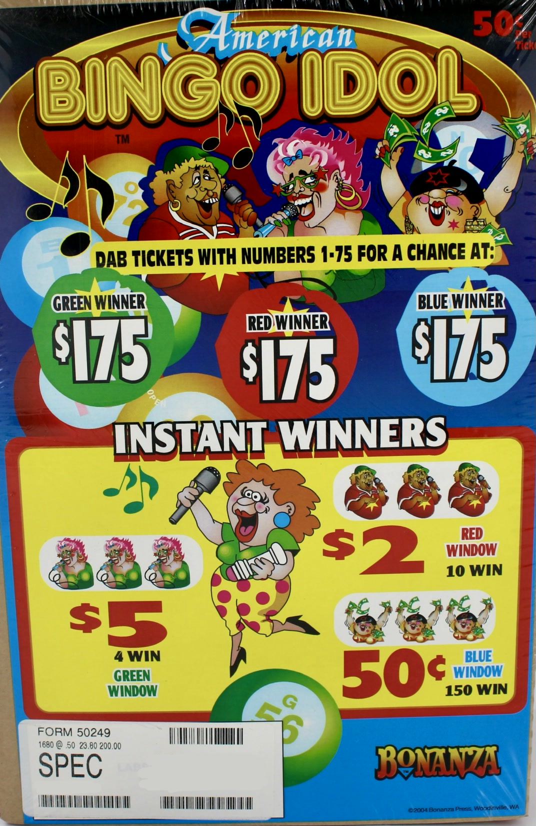 AMERICAN BINGO Idol 1680