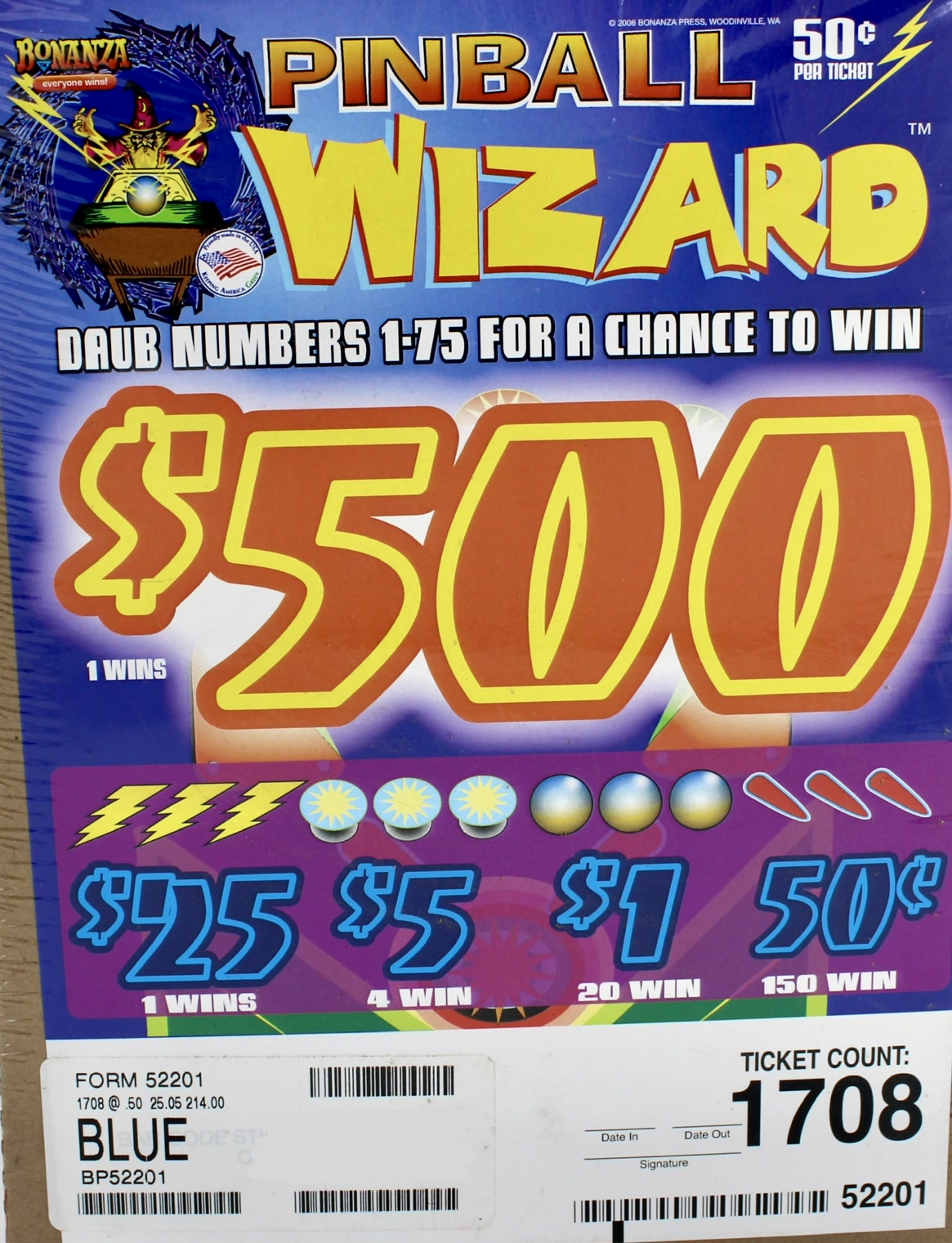 PINBALL WIZARD 1708