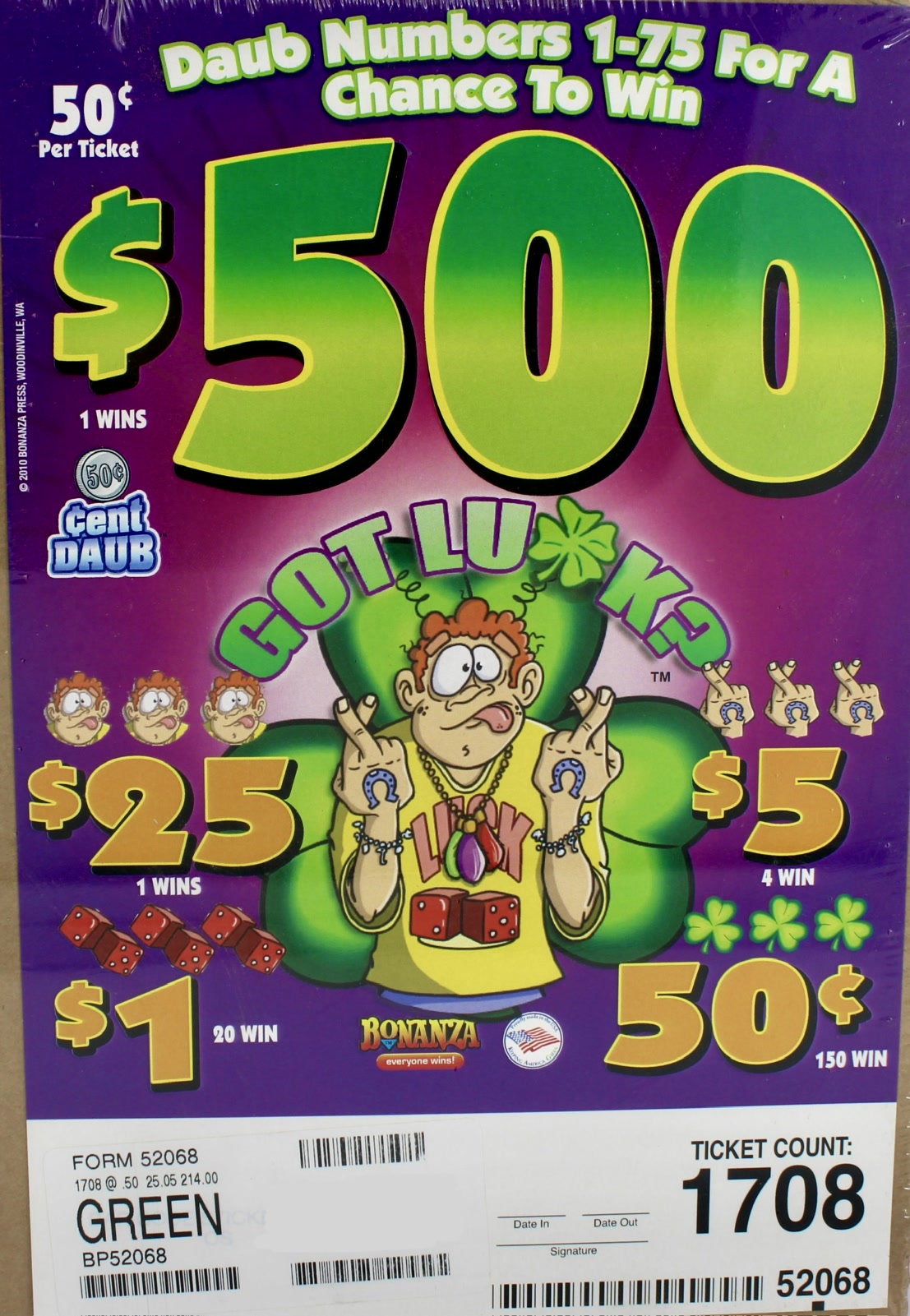 GOT LUCK 1708