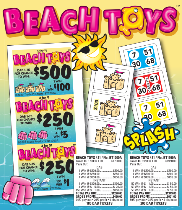 BEACH TOYS 1950