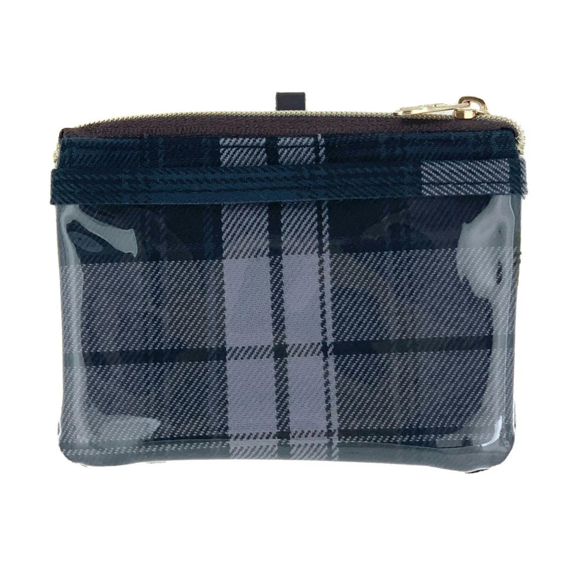 Coin Purse - Blue Tartan Plaid