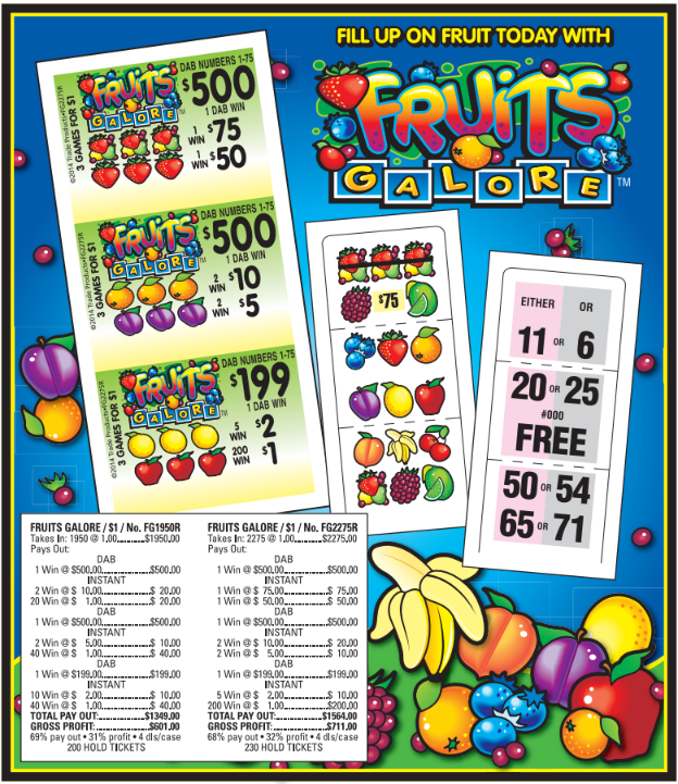 FRUITS GALORE 2275